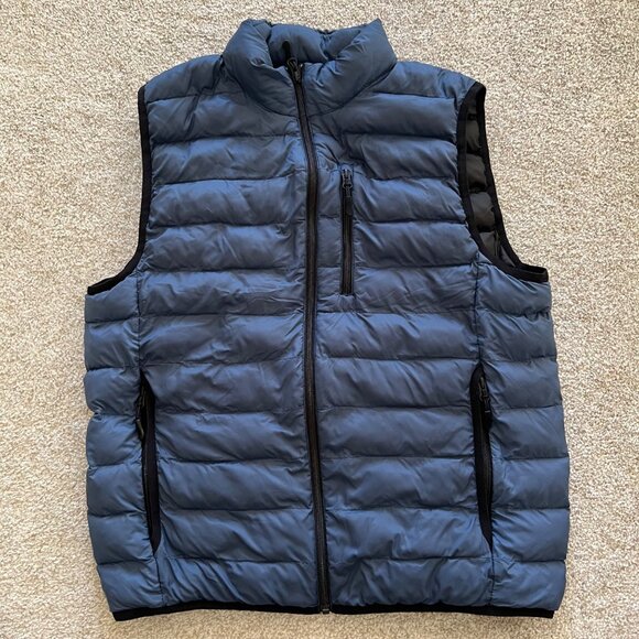 32 degrees heat Other - 32 Degrees Heat Minimalist Outdoor Navy Blue Puffer Vest Mens M